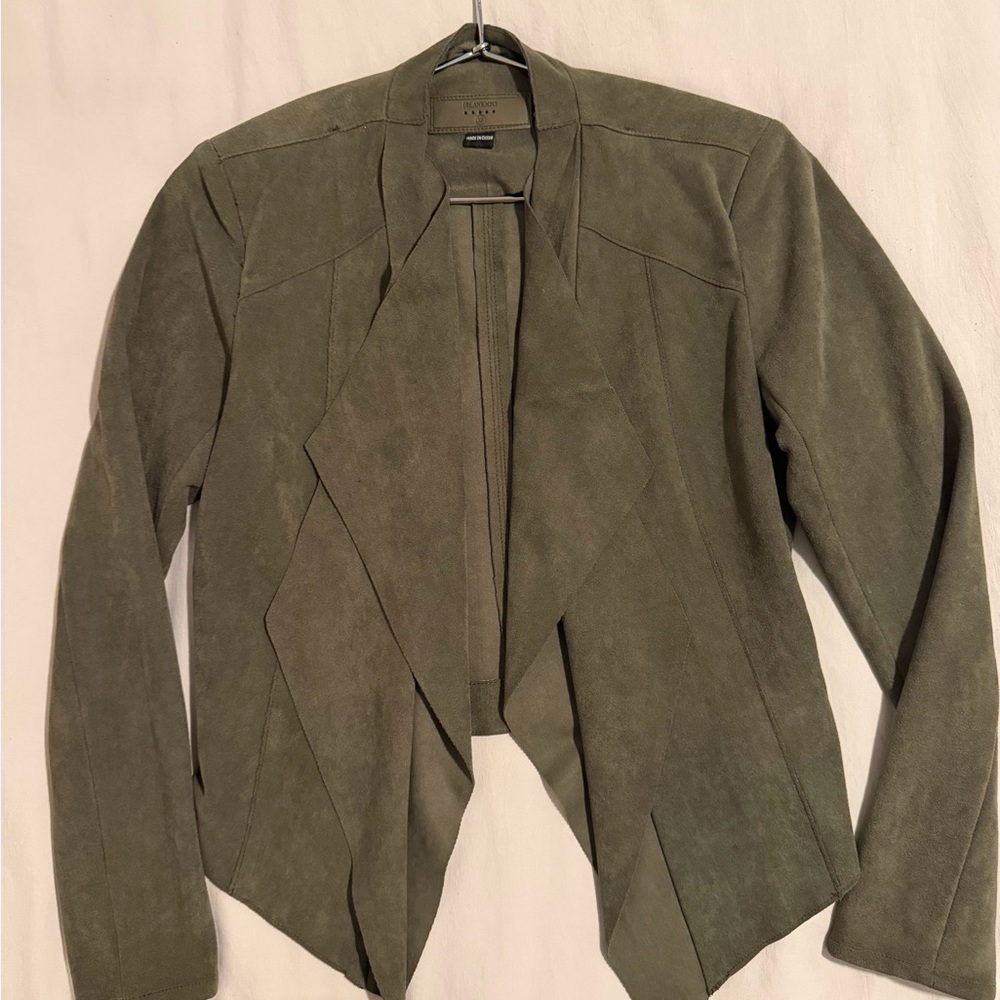 Blank NYC Men's Suede Jacket - Khaki